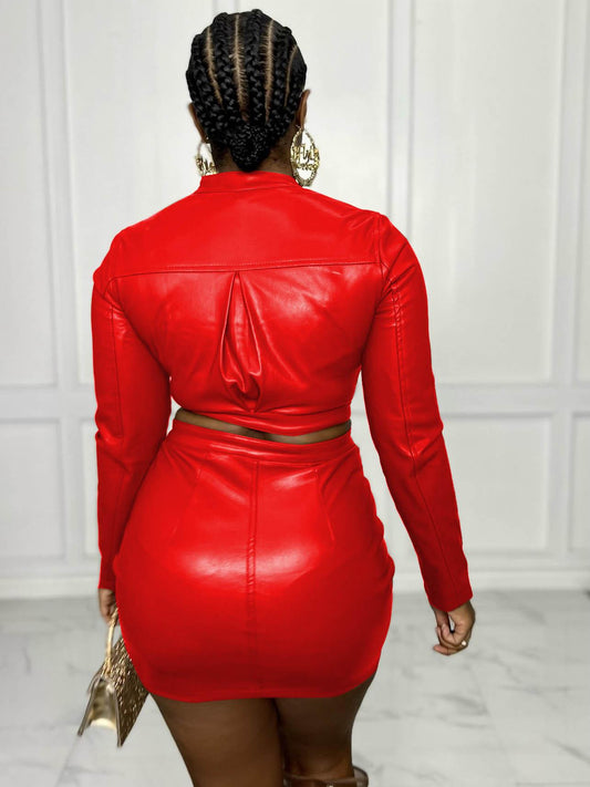 Stop'em In Their Tracks Skirt Set