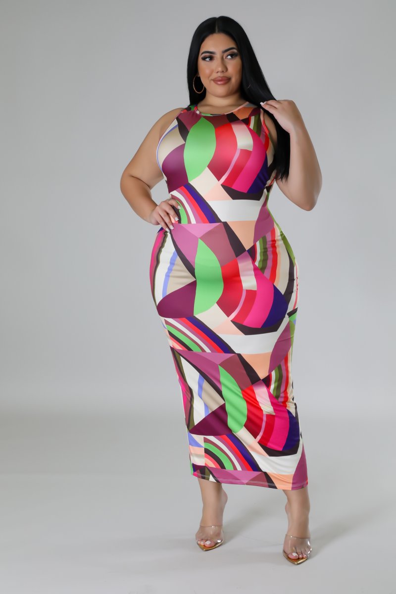Plus Size Lesson Learned Dress