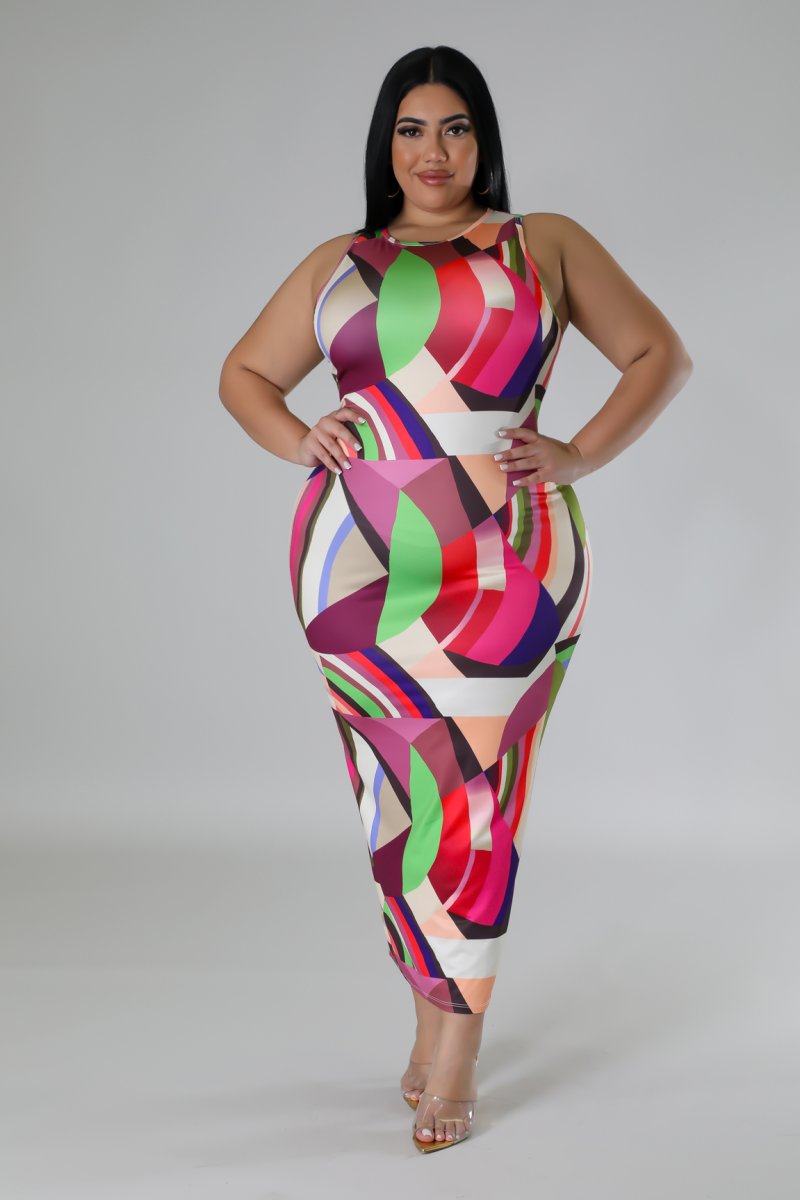 Plus Size Lesson Learned Dress