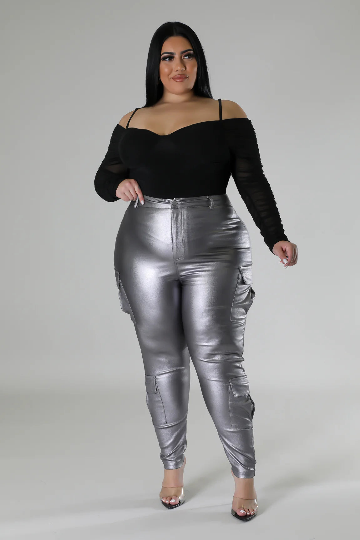 Plus Size Pure Platinum Pants