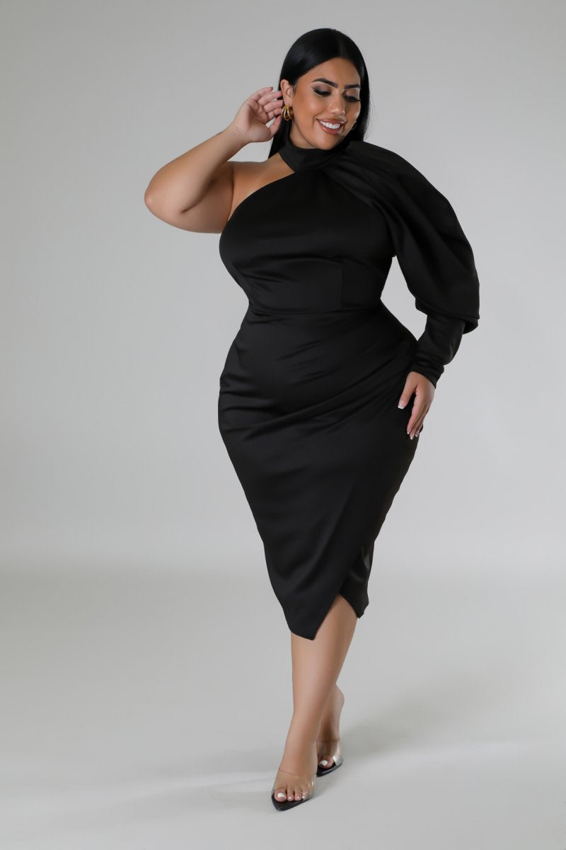 Plus Size She's All About It Dress