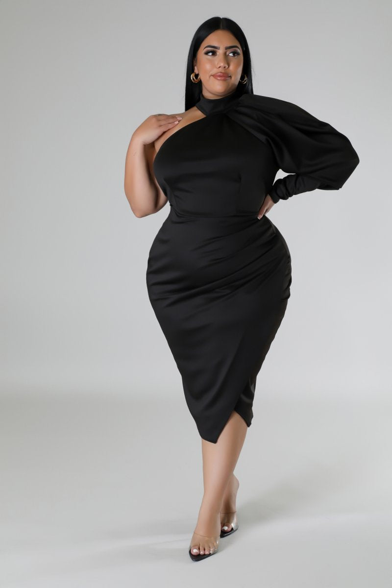 Plus Size She's All About It Dress