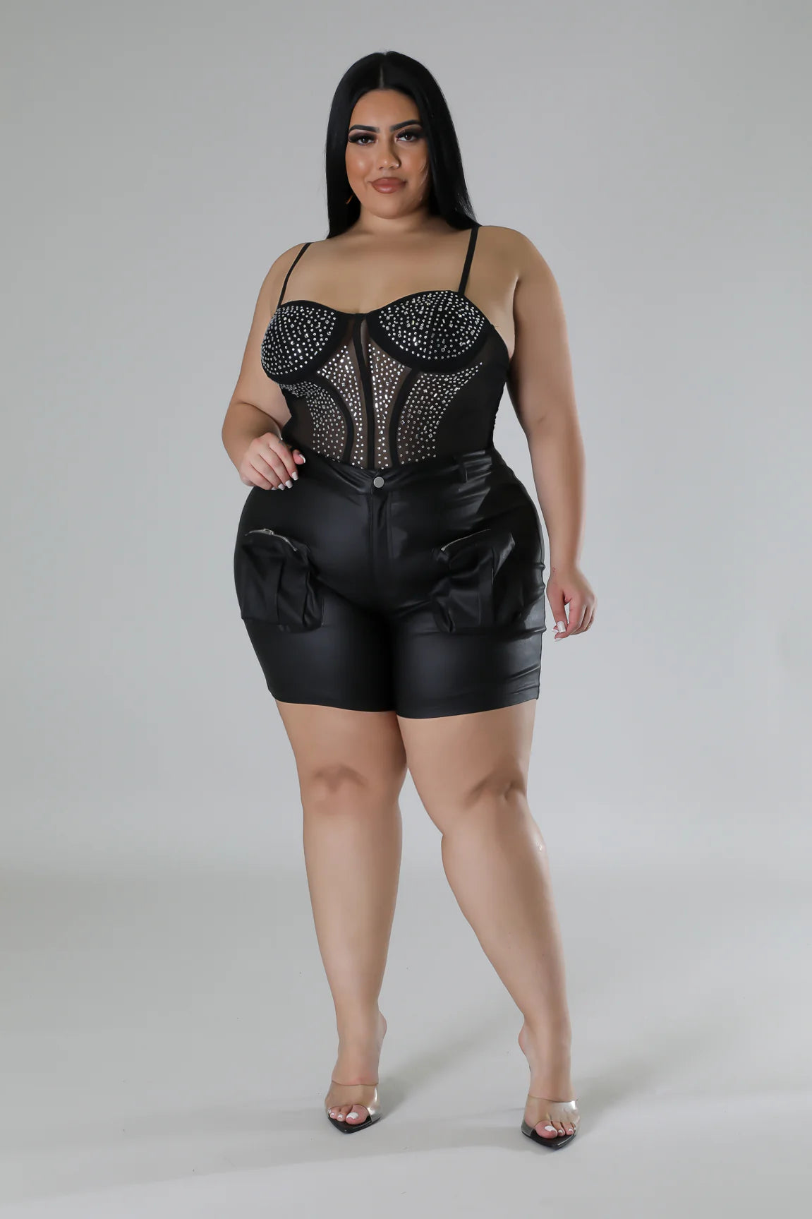 Plus Size Onyx Shorts
