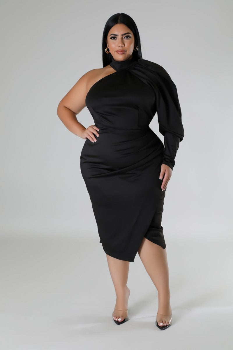 Plus Size She's All About It Dress