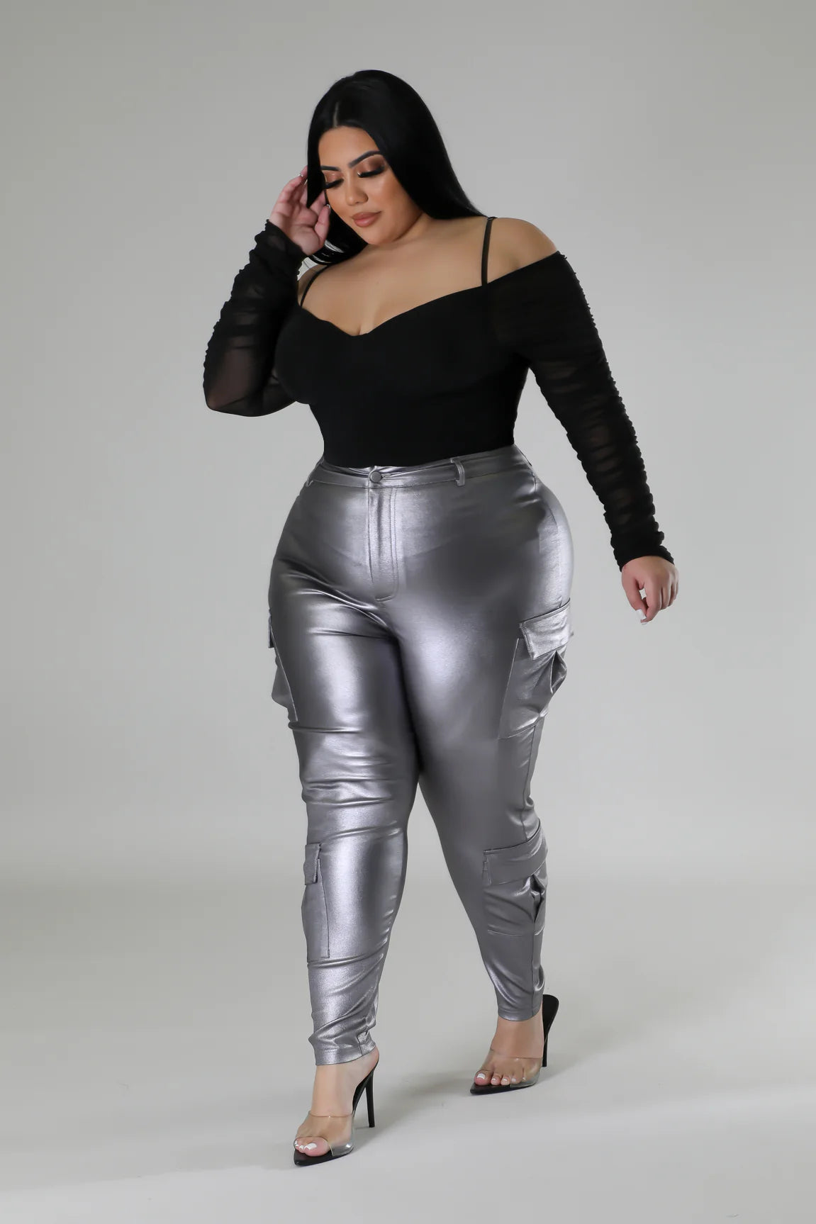 Plus Size Pure Platinum Pants