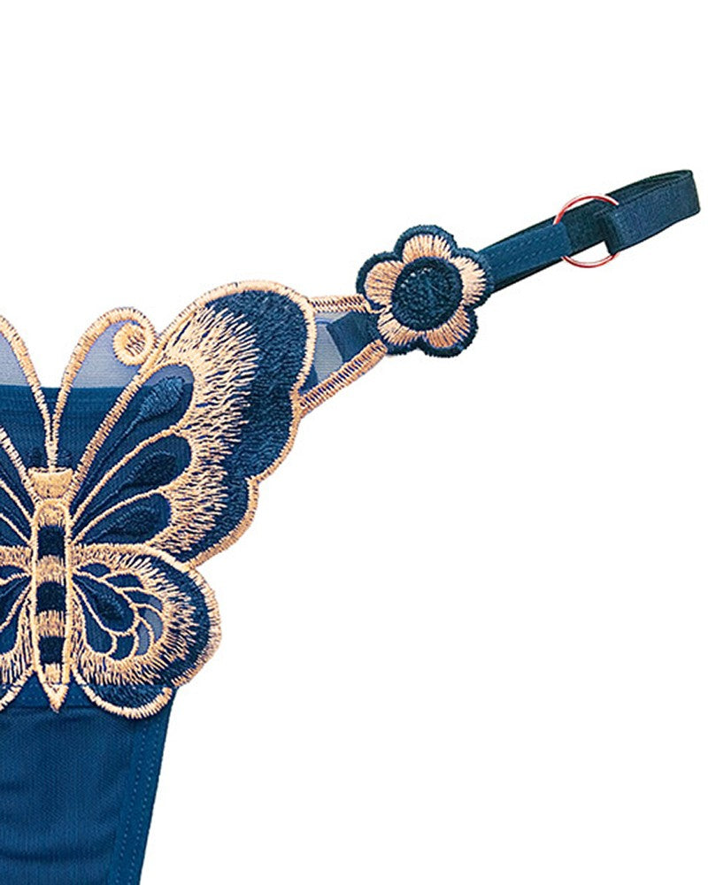 Low Cut Butterfly Thong Panties