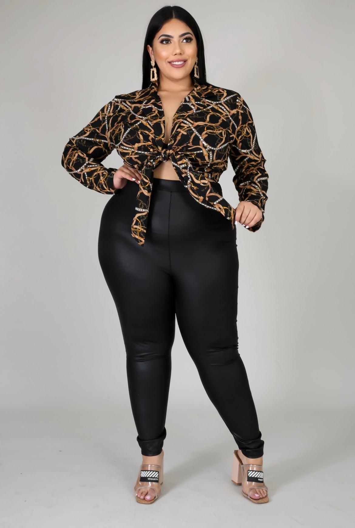 Chain Kimono Top