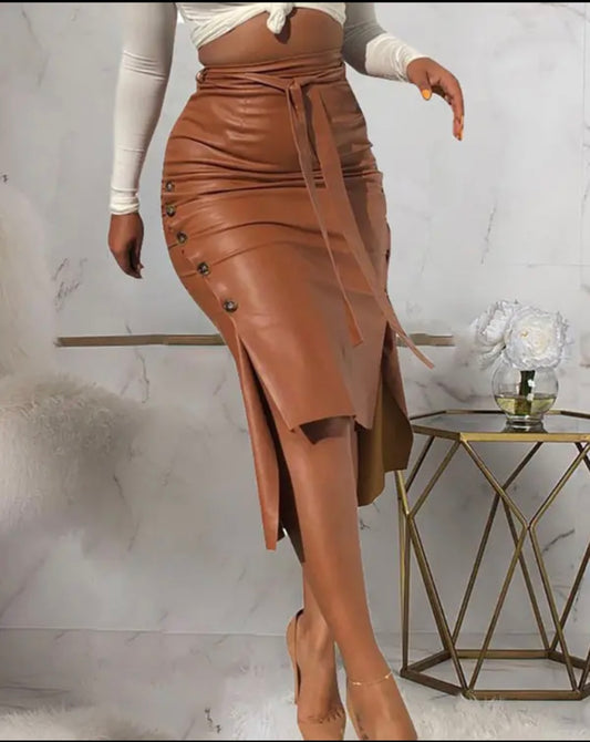 Leather Skirt
