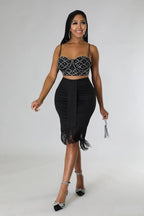 Fringed Perfectly Skirt
