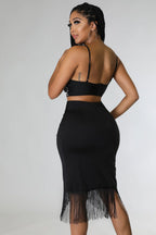 Fringed Perfectly Skirt