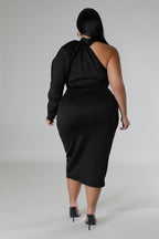 Plus Size She's All About It Dress