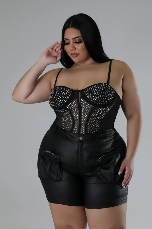 Plus Size Onyx Shorts