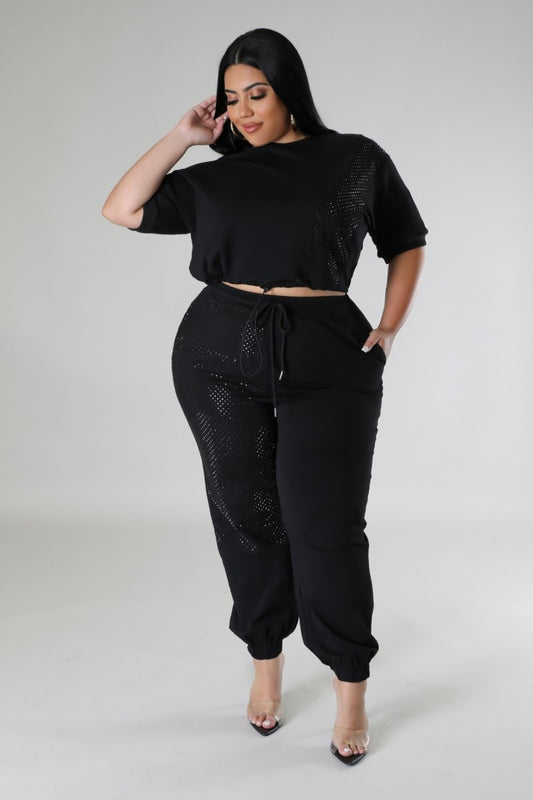 Plus Size Pretty Soul Pant Set