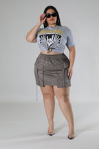 Plus Size Living For It Skirt
