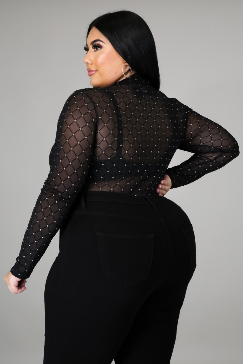 Plus Size No Care In The World Bodysuit