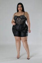 Plus Size Onyx Shorts
