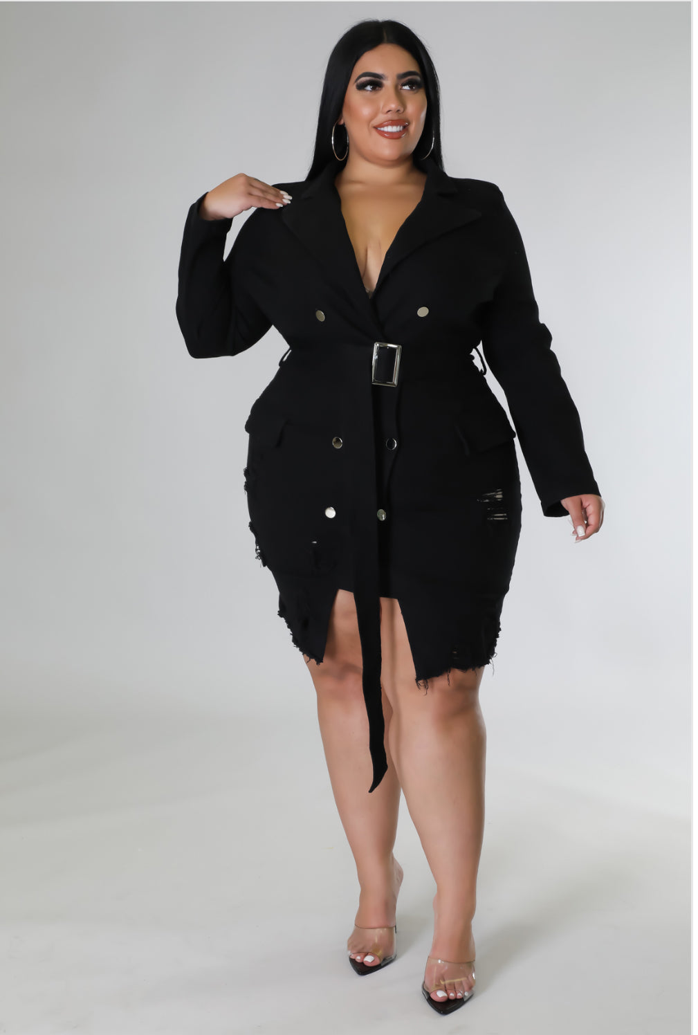 Stay Busy Plus Size Dress