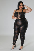 Plus Size Hiss Baby Pant Set