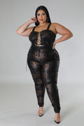 Plus Size Hiss Baby Pant Set