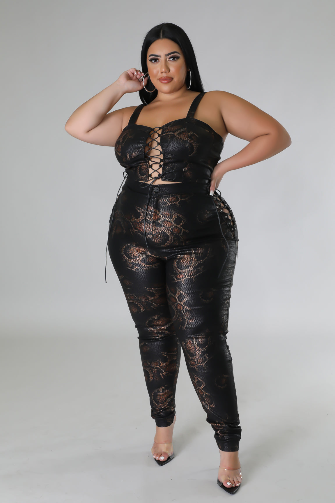 Plus Size Hiss Baby Pant Set
