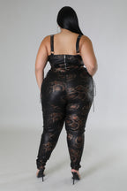 Plus Size Hiss Baby Pant Set