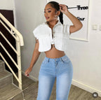 Caribe Cargo Pocket  Top