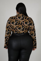 Chain Kimono Top