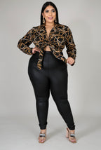 Chain Kimono Top