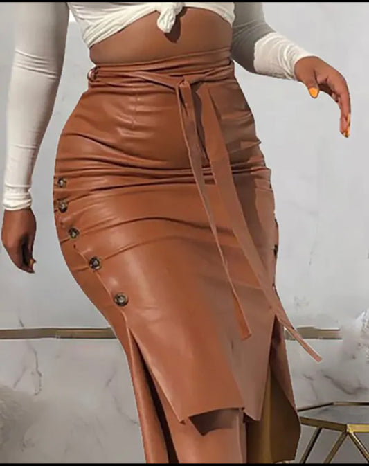 Leather Skirt